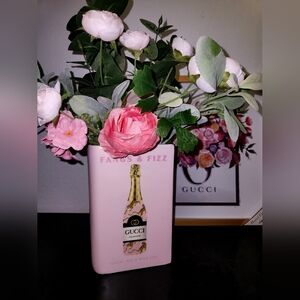 Not Restock🔥Last One Ceramic Luxury Logo Fangs & Fizz Vase Made In US